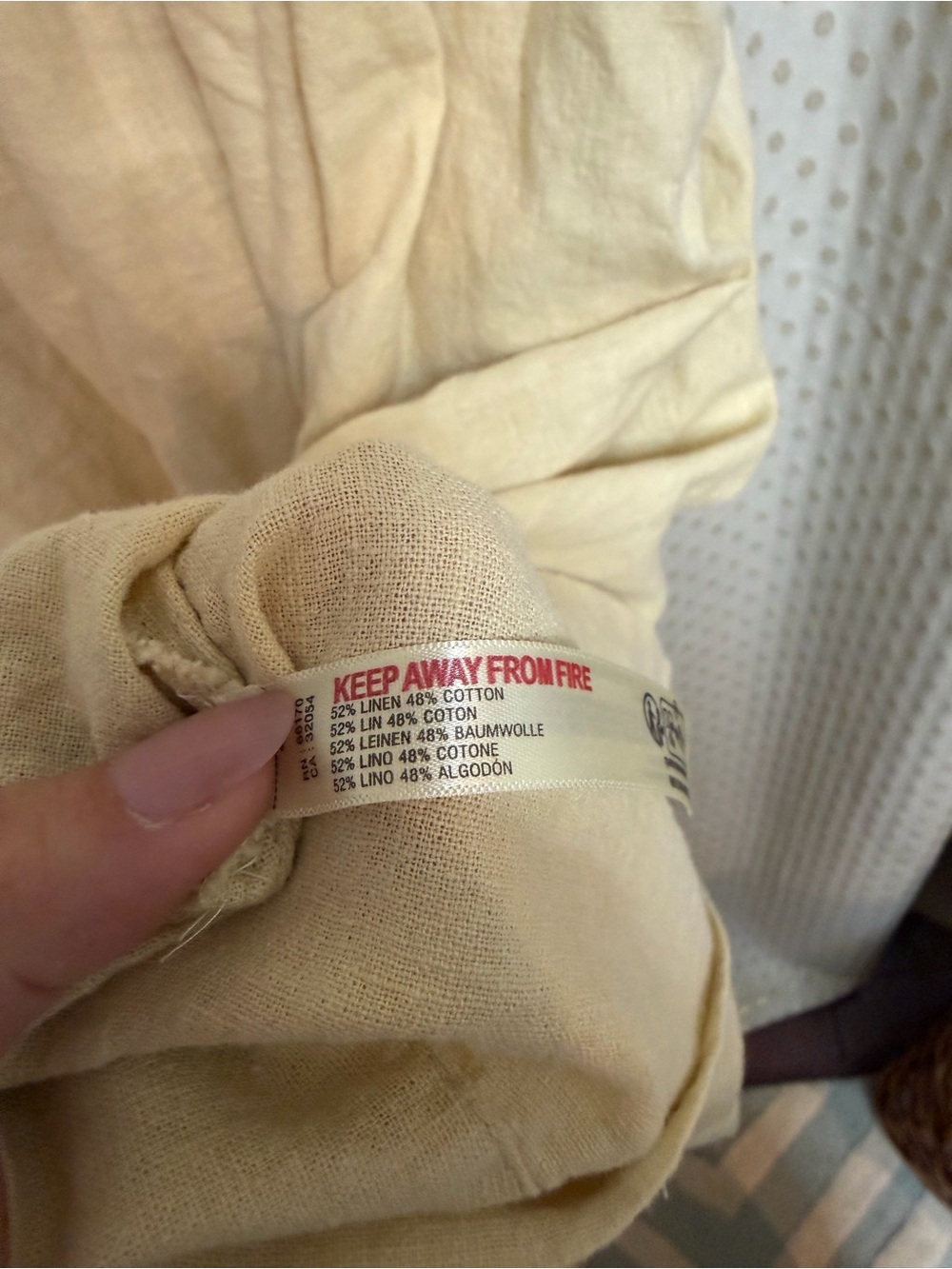 Madeline Cotton-Linen Midi Dress - Picture 6 of 7